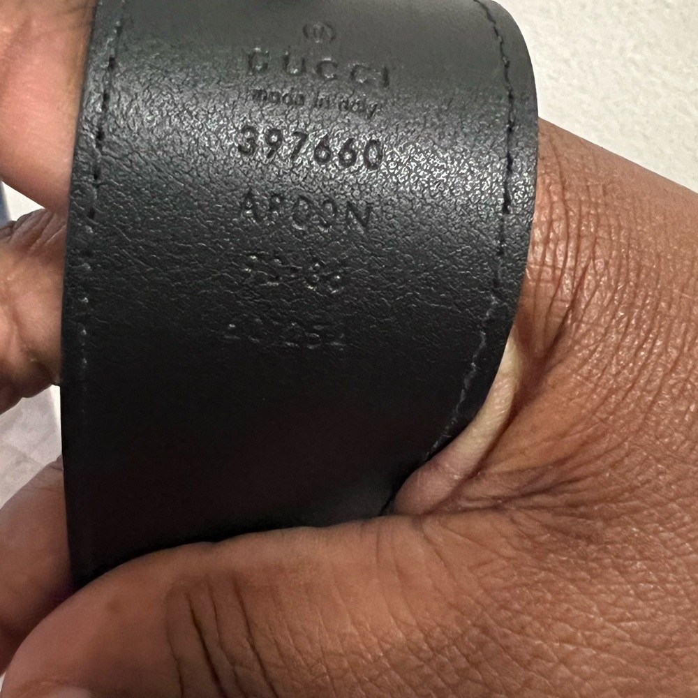 Gucci Dark Leather Belt